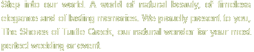 Step into our world...